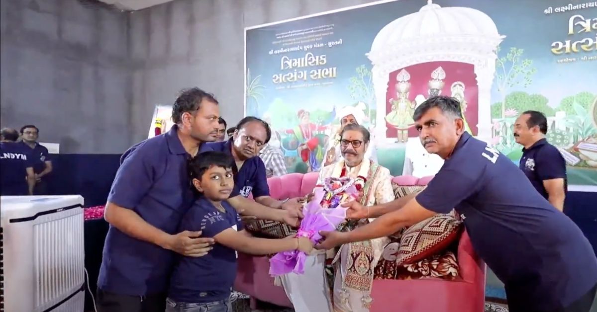 Lalji Maharajshree (Vadtal) gracing Surat