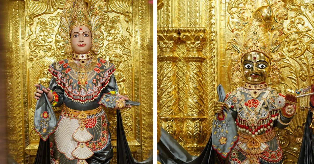 Harikrishna Maharaj and Ghanshyam Maharaj of Dholera