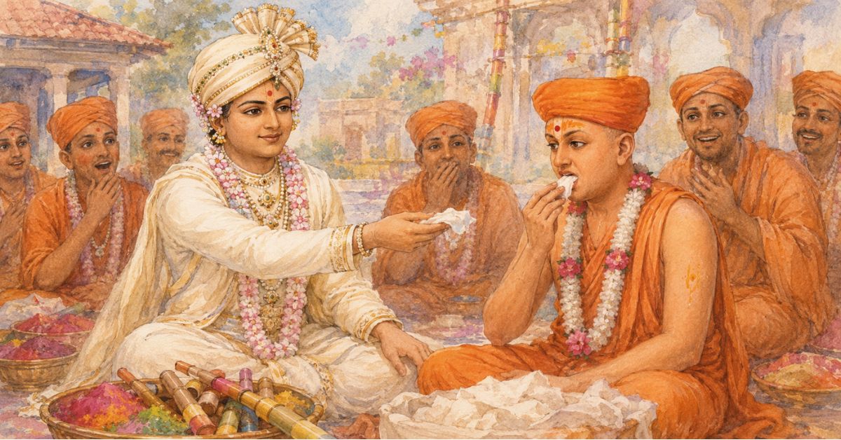 Paramchaitanyanand Swami’s Unusual Prasad